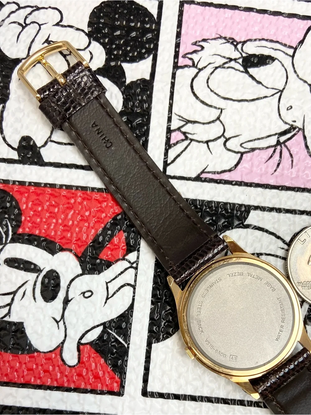 Vintage Disney X Lorus by Seiko Backwards Running Goofy Watch